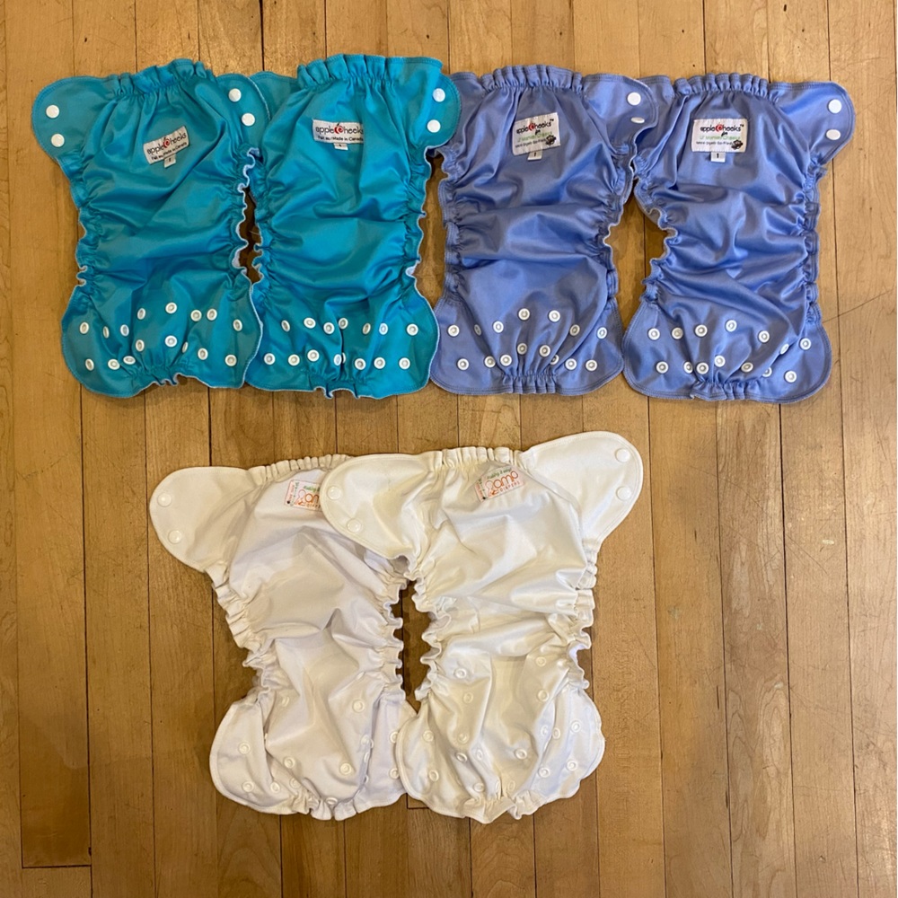 Lot of AppleCheeks and AMP Cloth Diaper Covers